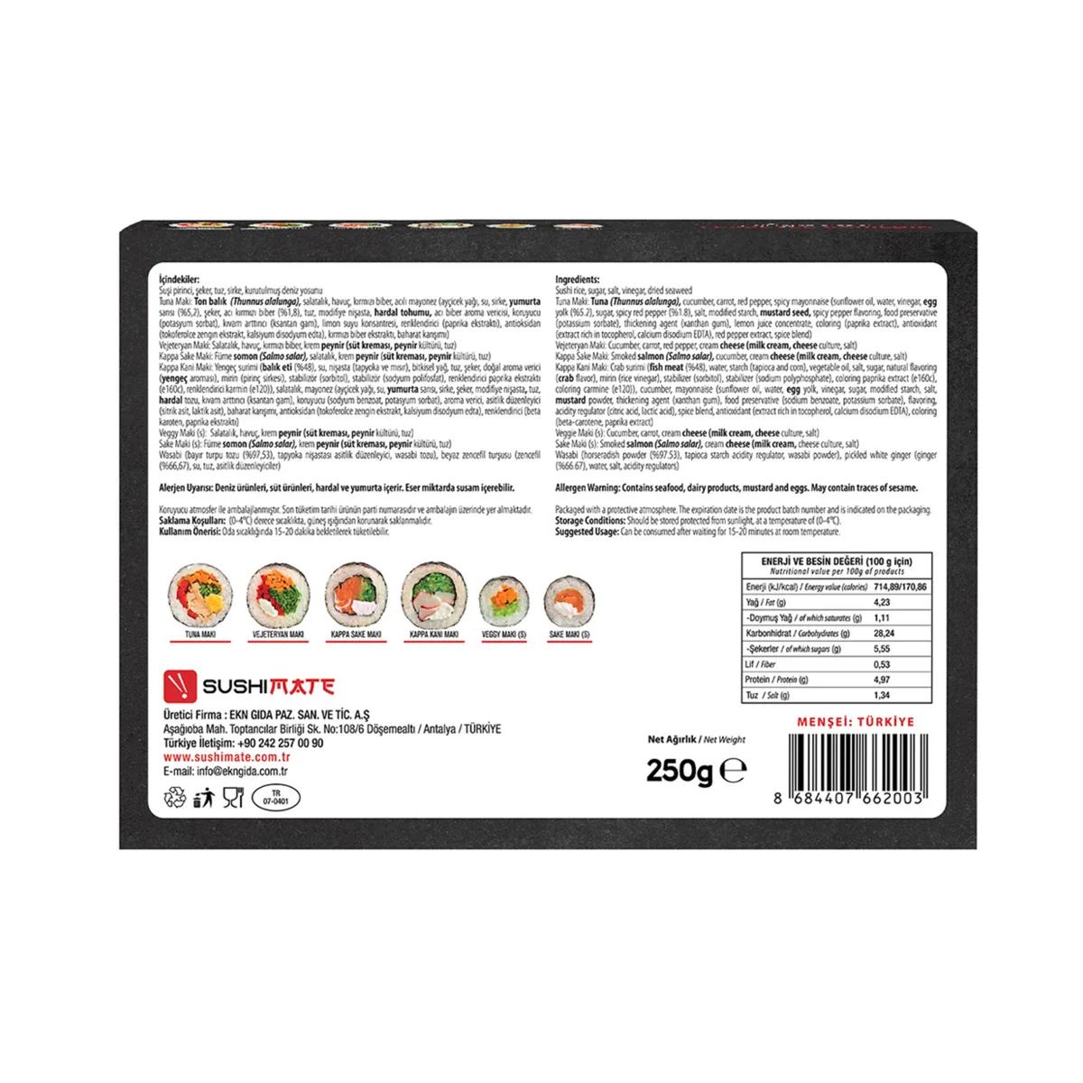 Sushimate Uzumaki Mix 250 G - 2